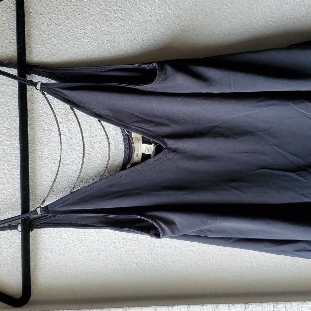 NWT Farin Chain Flowy Dark Grey Indigo Tank Top